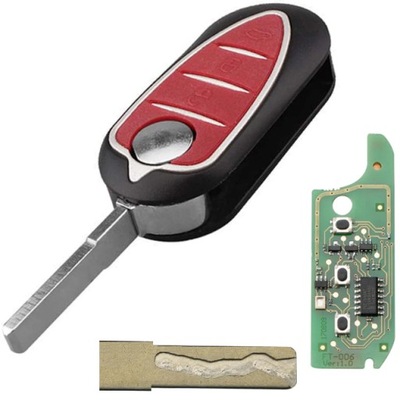 Ключ alfa romeo giulietta + фрезеровка 433mhz фото №1