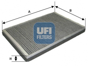 UFI 54.169.00 ФИЛЬТР, ВЕНТИЛЯЦИЯ СТОРОНЫ PASAŻE