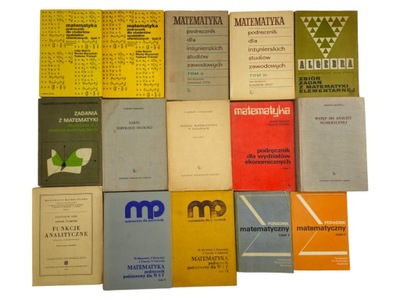 14x książki matematyka dla wydziałów technicznych ekonomicznych