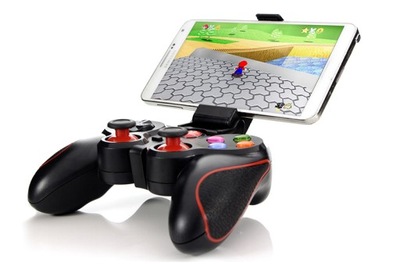 Gamepad bluetooth ze statywem uchwytem na telefon