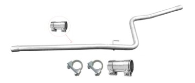 Fiat doblo 1.6 d multijet 66-74-77kw od 2010r. swb труба средняя фото №1