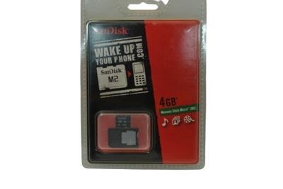 Karta pamięci SanDisk Memory Stick Micro M2 4GB