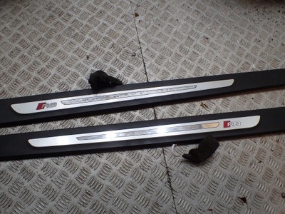 Audi r8 4s накладки пороговые декоративные накладки фото №1