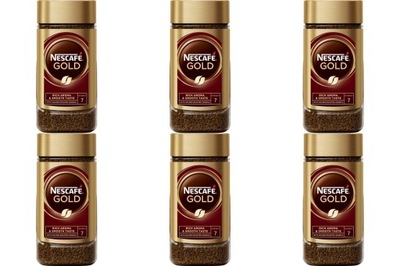 6x 200g NESCAFÉ GOLD Kawa rozpuszczalna KARTON