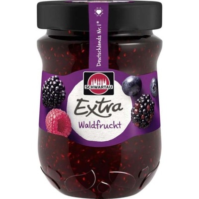 Schwartau Extra Dżem Owoce Leśne 340 g Waldfrucht DE