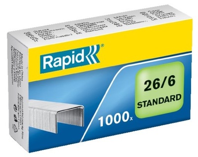 Zszywki RAPID STANDARD 26/6 1000szt