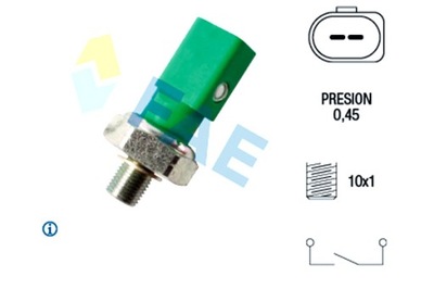 FAE SENSOR DE PRESIÓN ACEITES AUDI A3 A6 C7 SEAT LEON SKODA OCTAVIA 3  