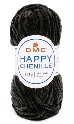 Włóczka DMC HAPPY CHENILLE 22 Czarny