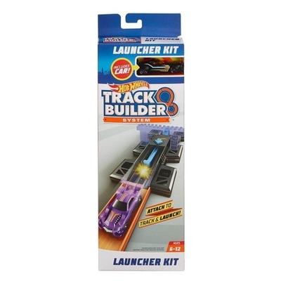 HOT WHEELS. FPF03 TRACK BUILDER. ZESTAW Z WYRZUTNI