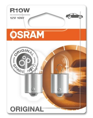 LAMPS OSRAM R10W ORIGINAL 12V 10W 2 PCS. 5008-02B  