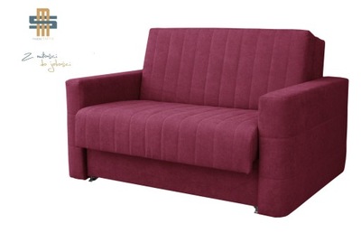 Sofa 2-osobowa DOMO Prince Cranberry
