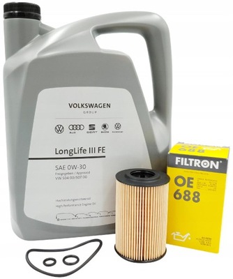 VW 0W30 LONGLIFE 3 + FILTRO ACEITES 1.6 2.0 TDI  