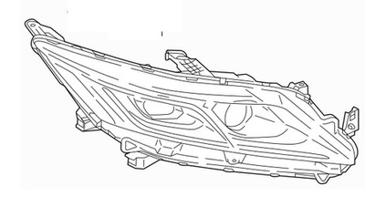 Nowa правая лампа mitsubishi eclipse cross od 2018+ фото №1