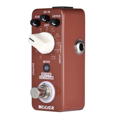 MOOER PURE OCTAVE Mini Octave Guitar Effect Pedal