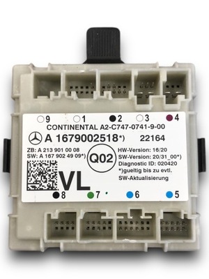 Mercedes benz w167 модуль дверь a1679002518 фото №1