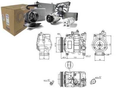 Компресор кондиціонера audi a4 a6 allroad 2.5d 07. фото №1