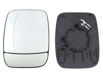 Левый вкладыш зеркало fiat talento, 2016- фото №1