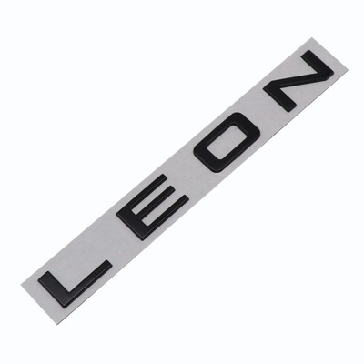 PEGADURA EMBLEMA INSIGNIA AL AUTO LOGOTIPO SEAT LEON 14*3.7CM  