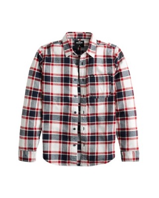 Hollister by Abercrombie - Plaid Flannel - S -