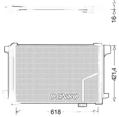 Конденсатор радіатор кондиціонера з осушувач фото №1