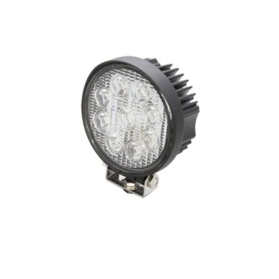 Лампа рабочая 9 led круглая 9-32v 2200lm противотуманная фара фото №1