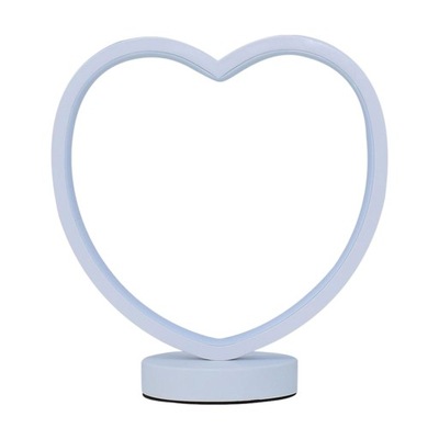 Nowoczesna lampa stołowa LED Heart Lampa biurkowa Lampka nocna