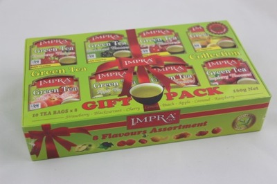 IMPRA GREEN TEA GIFT PACK 8x10x2g