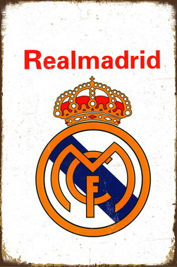 Tablica Ozdobna Blacha Real Madrid Football Club