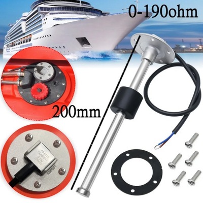 HD 100MM ~ 600MM WATER FUEL LEVEL GAUGE SENSOR 0~190 OHM MARINE BOAT~76599  