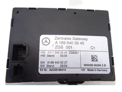 MERCEDES W169 MODULIS VALDIKLIS GATEWAY A1695403945 