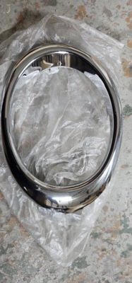 Рамка протитуманної фари хром права peugeot partner iii 18- фото №1