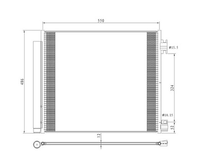 Радиатор кондиционера renault koleos, 17 - 921004be0a фото №1