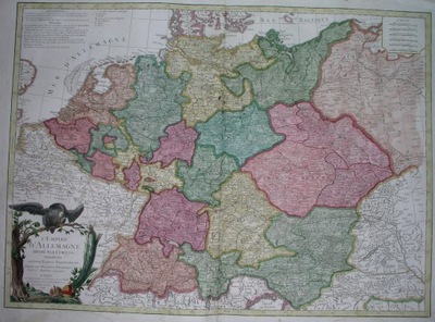 1789 olbrzym MAPA POLSKA POMORZE ŚLĄSK ORYGINAŁ Warszawa Poznań Bydgoszcz