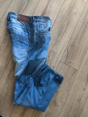 Spodnie męskie 36/34 miękki jeans bawełna jNowe pas94