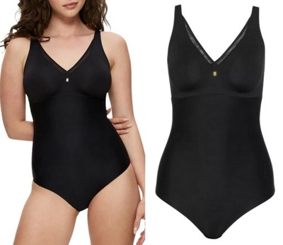 TRIUMPH damskie czarne body modelujące TRUE SHAPE SENSATION BS 90C nowe