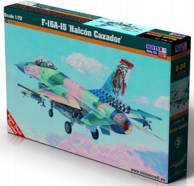 Model do sklejania Mistercraft D-34 F-16A BLOCK15