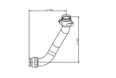 COLECTOR MB IZQUIERDO LOW COST DINEX DIN54233  