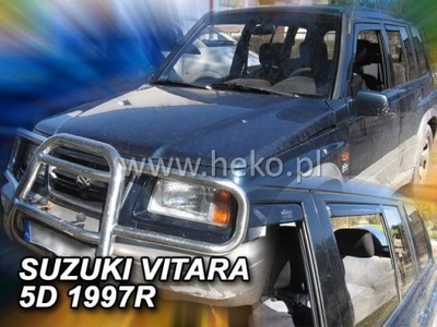 SIDE-WINDOW DEFLECTORS HEKO SUZUKI VITARA I 5D FOR 1998 4 PIECES  