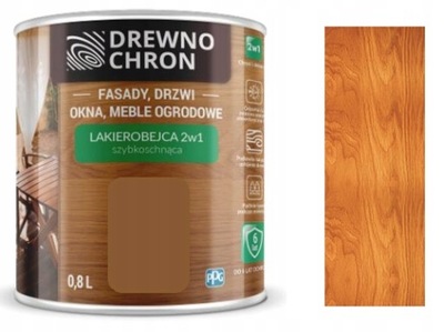 DrewnoChron Lakierobejca 2w1 TEAK TIK 2,5L