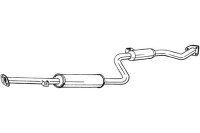 BOSAL ГЛУШИТЕЛЬ СИСТЕМЫ ВЫХЛОПНОЙ ЦЕНТРАЛЬНЫЙ MITSUBISHI CARISMA 1.8