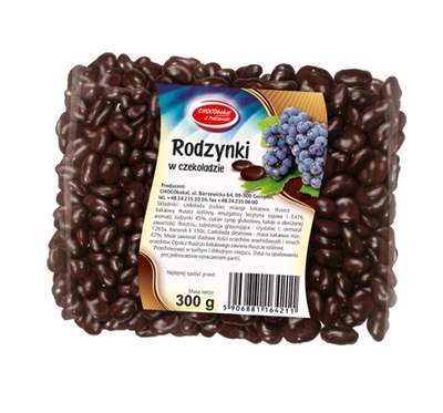 Chocobakal Rodzynki w czekoladzie 200g