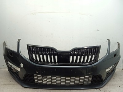 Skoda octavia iii vrs решётка радиатора бампер перед передний фото №1