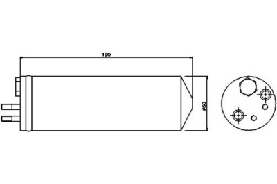 Nissens осушитель кондиционера kia carnival i carni фото №1