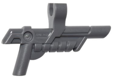 LEGO PISTOLET, KARABIN, BLASTER CIEMNOSZARY 15445