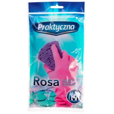 Rękawice lateksowe Rosa Praktyczna M