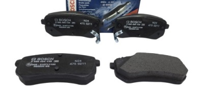 Гальмівні колодки гальмівні вісі задній bosch hyundai i10 1 kia picanto 1 фото №1