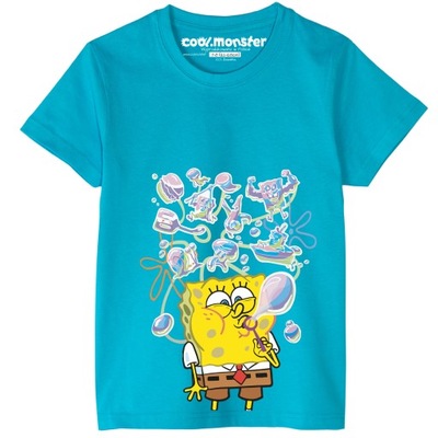 Spongebob Koszulka T-Shirt Dziecięcy Bawełna 140