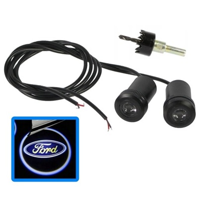 FORD FOCUS MK1 MK2 C-MAX PROYECTOR DIODO LUMINOSO LED LOGOTIPO DE PUERTA  