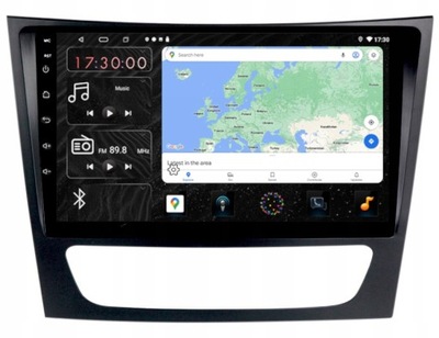 RADIO NAWIGACJA CARPLAY GPS ANDROID MERCEDES W211 2002-2010 4GB 64GB SIM