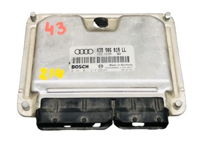 AUDI VW 1.9 TDI БЛОК УПРАВЛІННЯ ДВИГУНА 0281011214